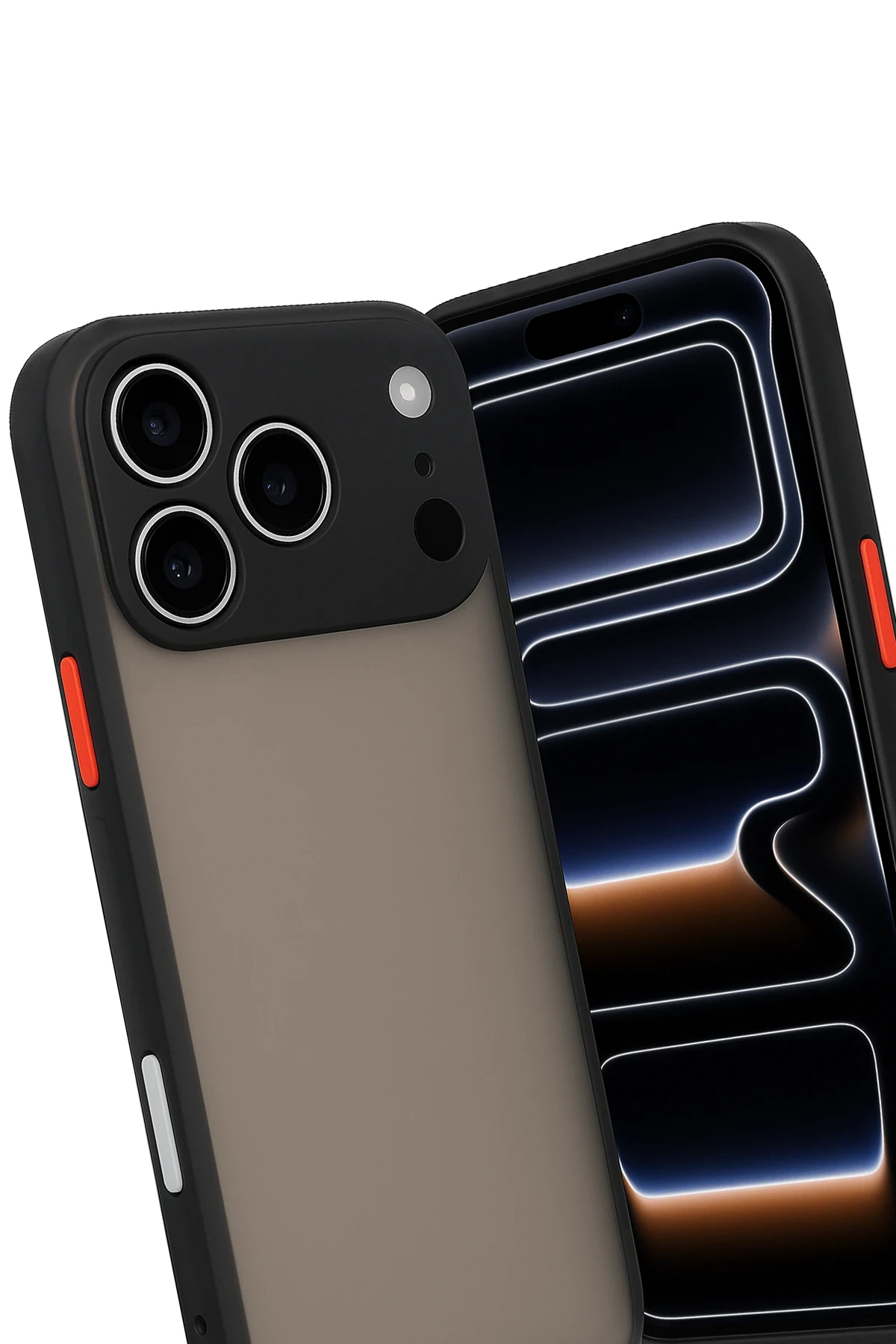 Newface iPhone 17 Pro Kılıf Montreal Silikon Kapak - Siyah