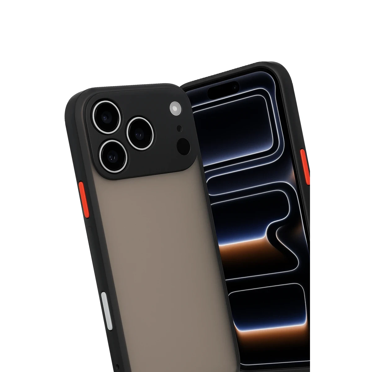 Newface Apple iPhone 17 Pro Kılıf Montreal Silikon Kapak - Siyah — görsel 6