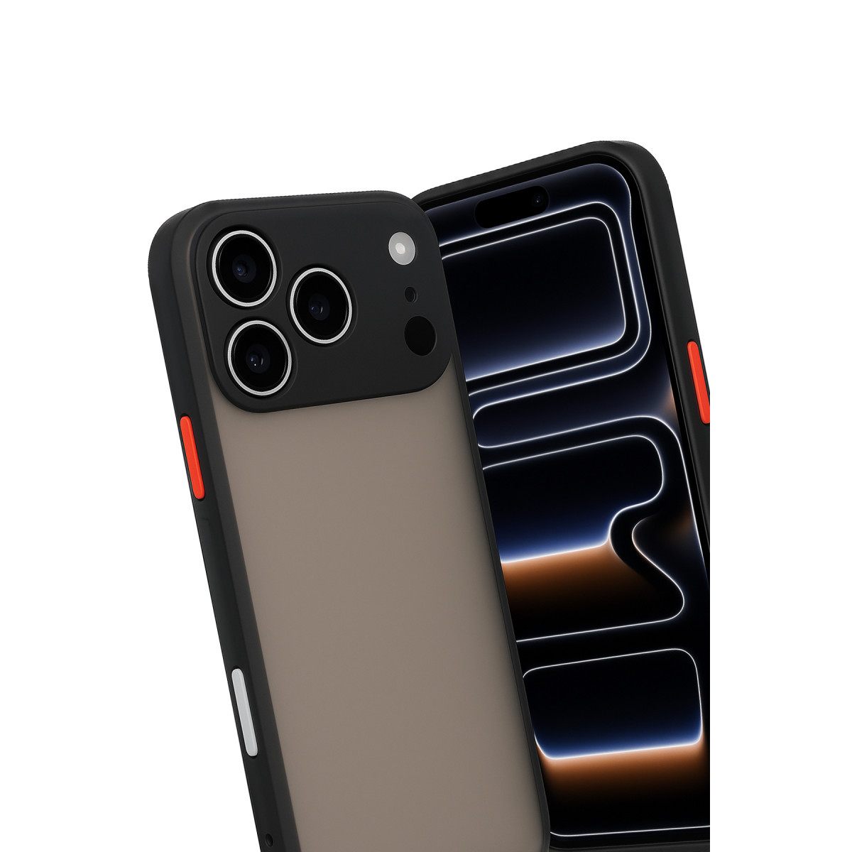 Newface Apple iPhone 17 Pro Kılıf Montreal Silikon Kapak - Siyah — görsel 9