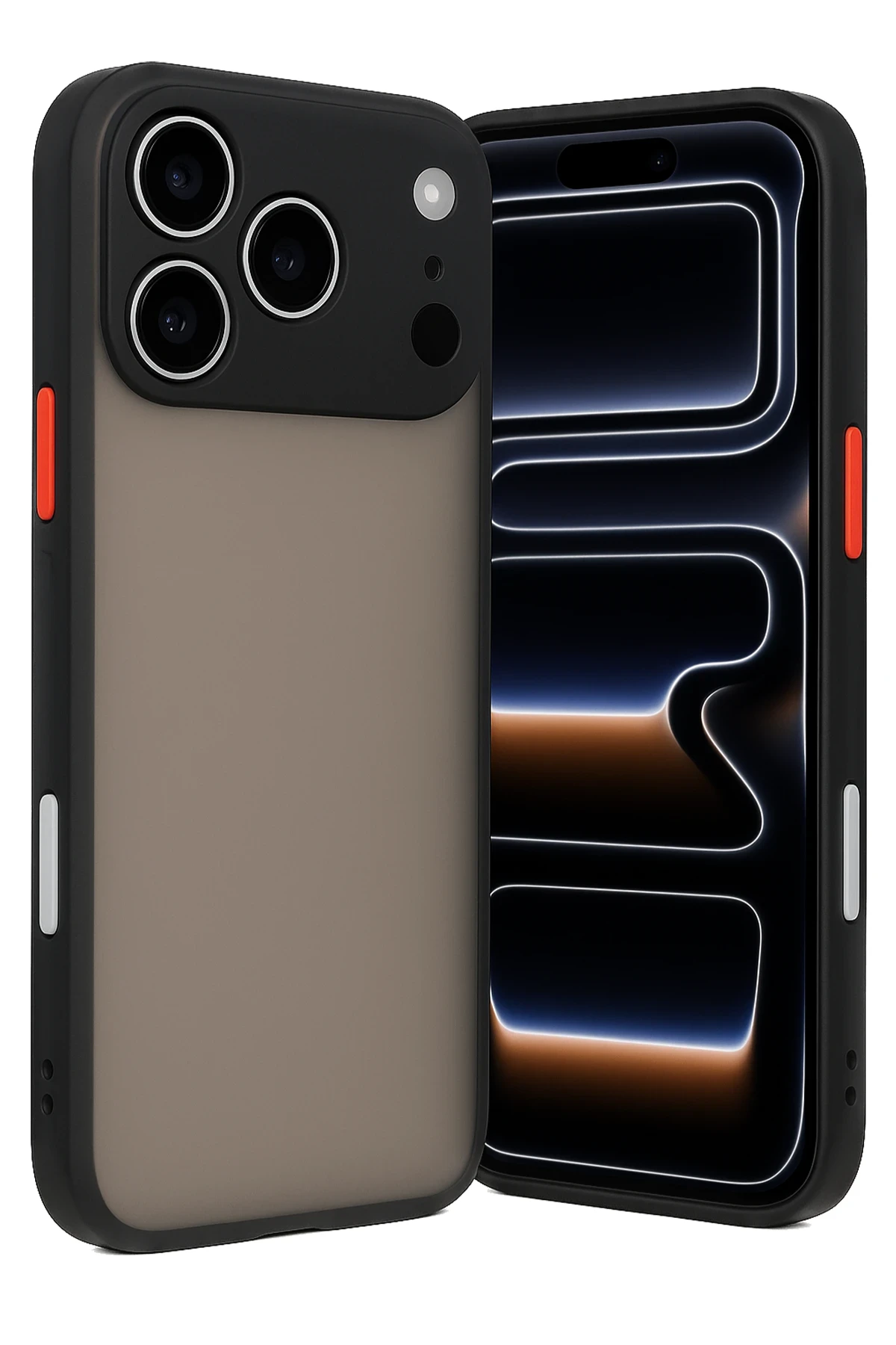 Newface iPhone 17 Pro Kılıf Montreal Silikon Kapak - Siyah