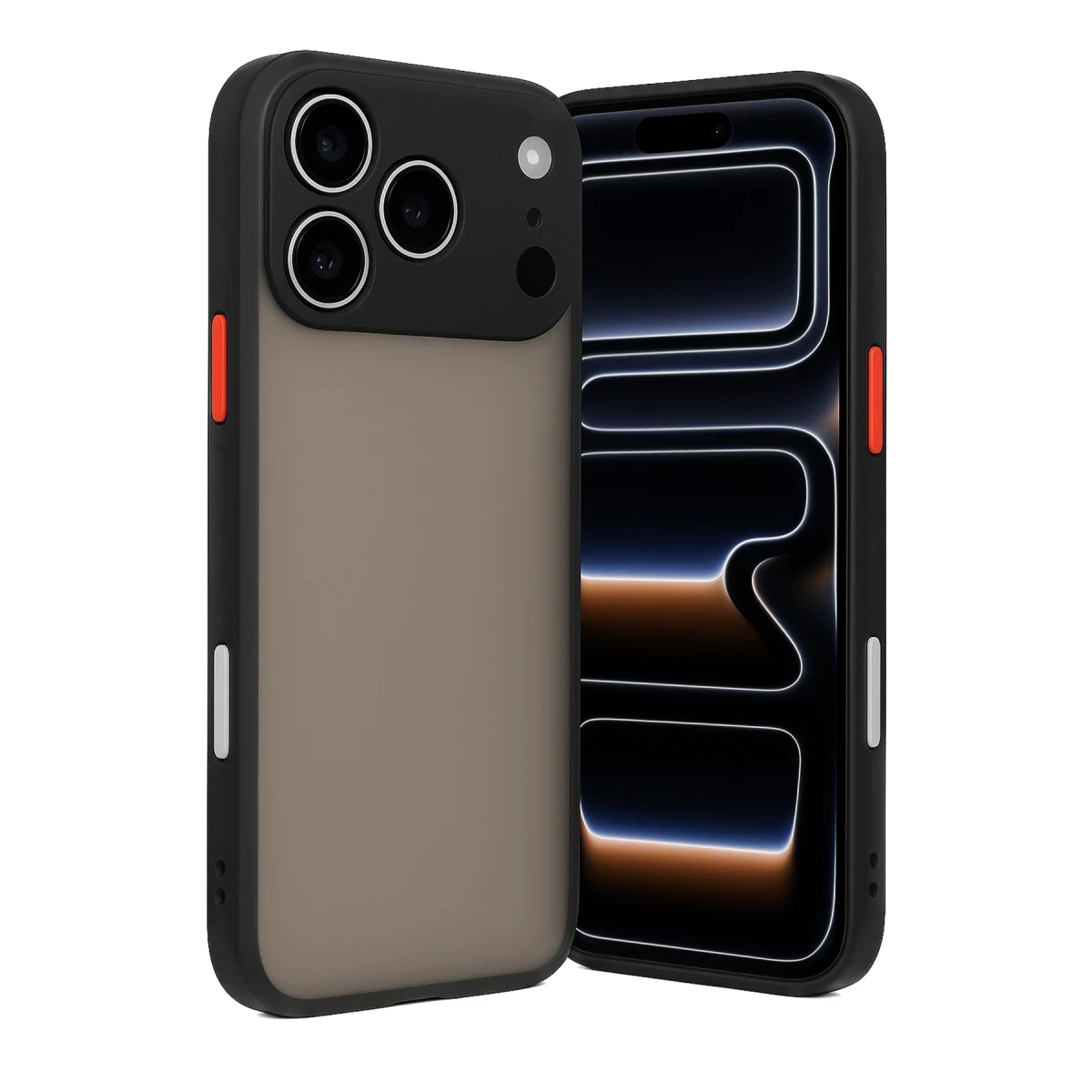 Newface Apple iPhone 17 Pro Kılıf Montreal Silikon Kapak - Siyah — görsel 4