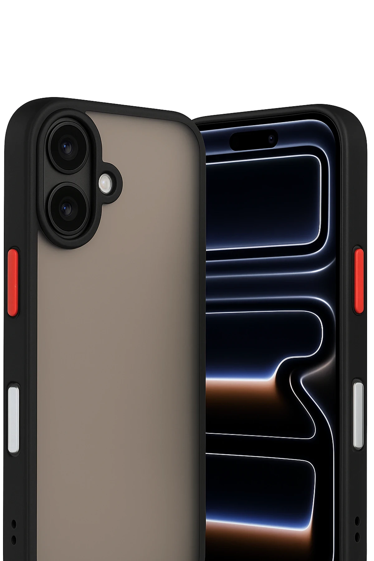 Newface iPhone 17 Kılıf Montreal Silikon Kapak - Siyah