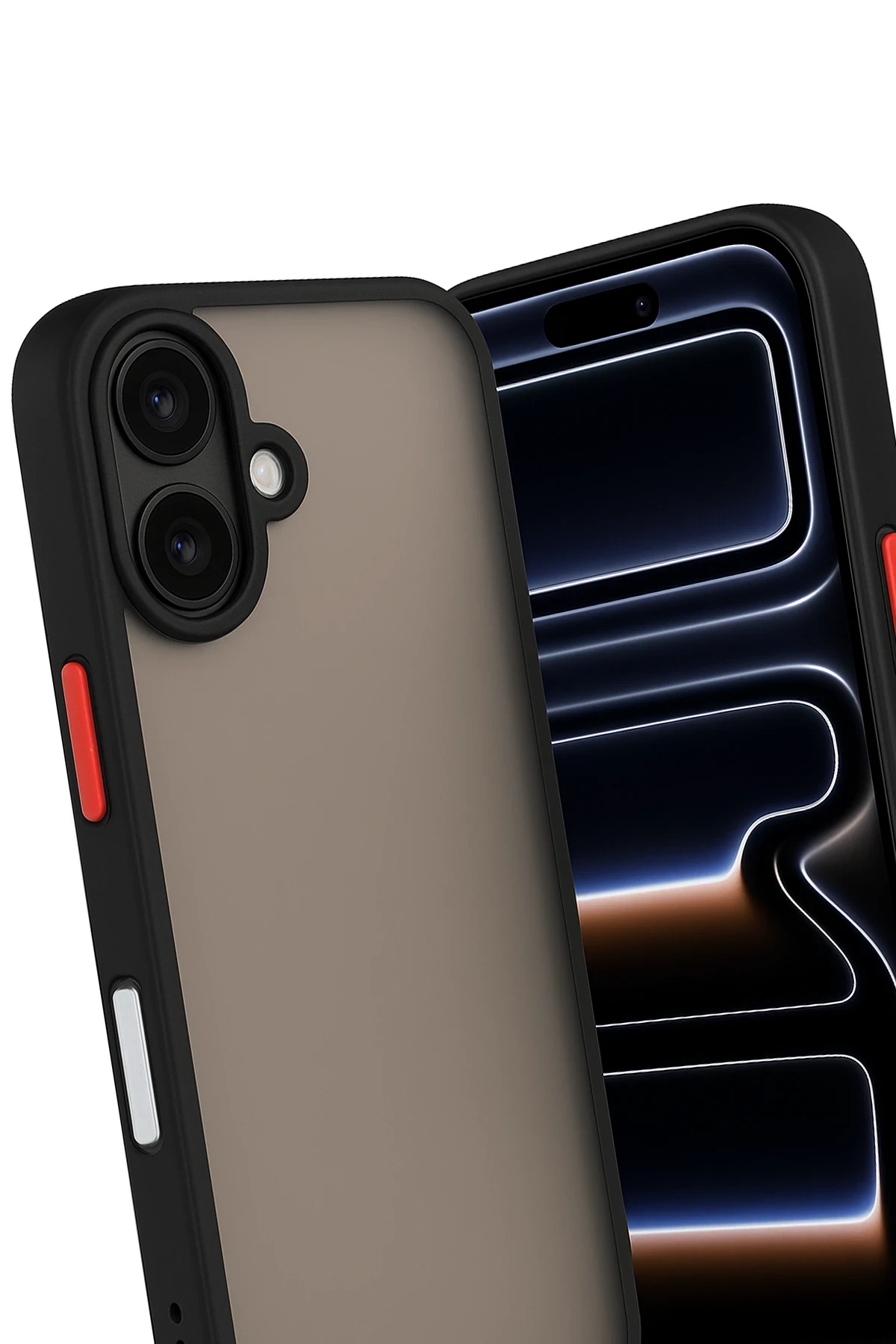 Newface iPhone 17 Kılıf Montreal Silikon Kapak - Siyah