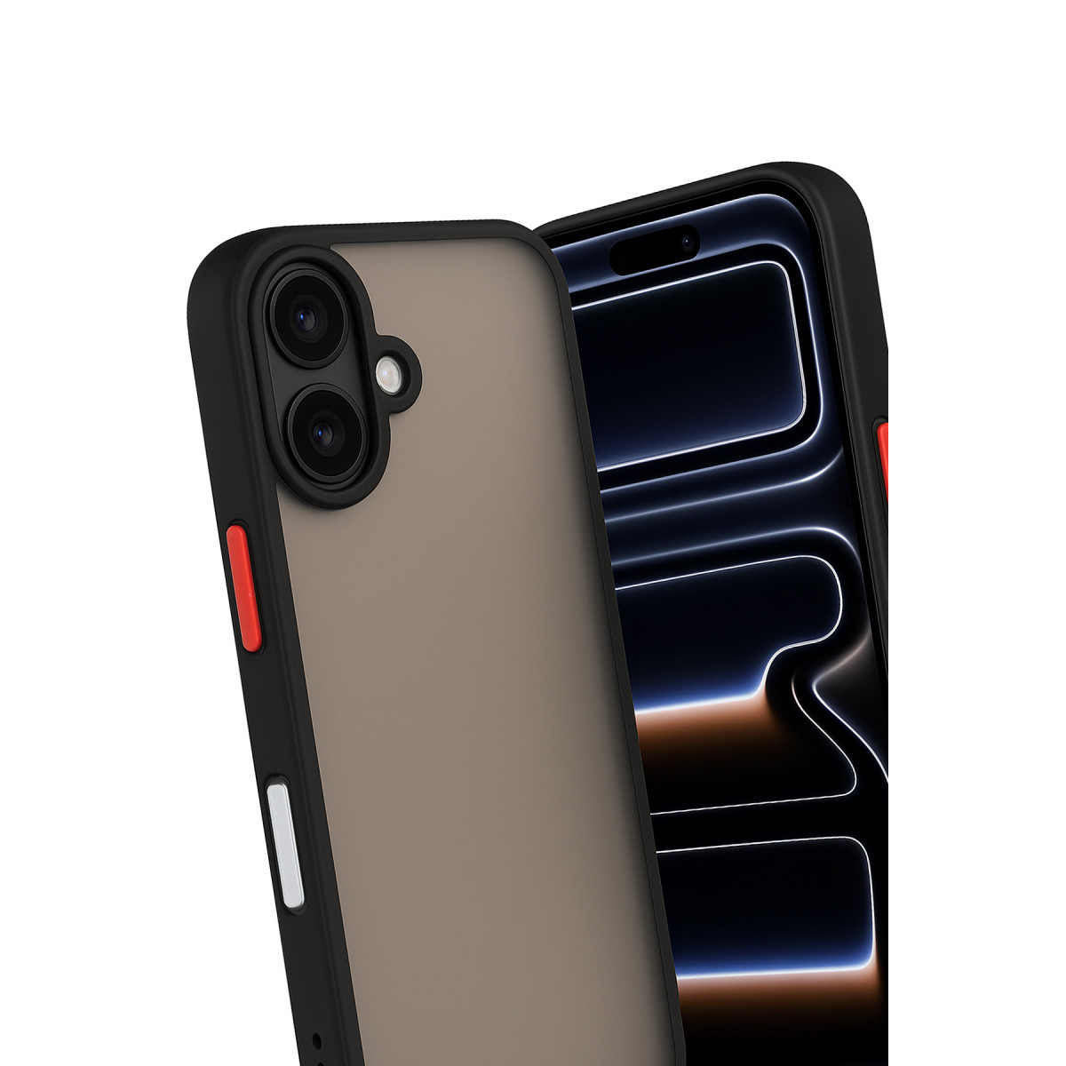 Newface Apple iPhone 17 Kılıf Montreal Silikon Kapak - Siyah — görsel 9