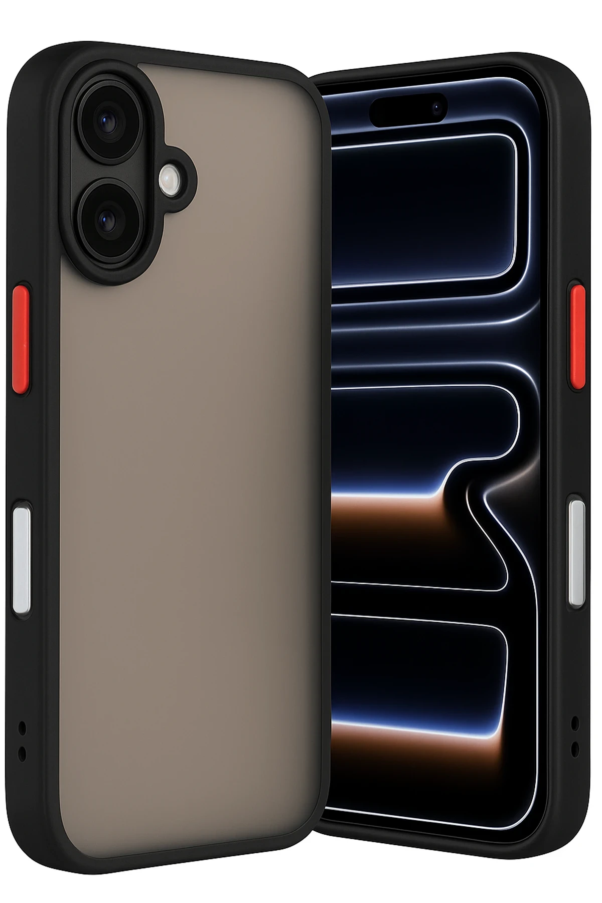 Newface iPhone 17 Kılıf Montreal Silikon Kapak - Siyah