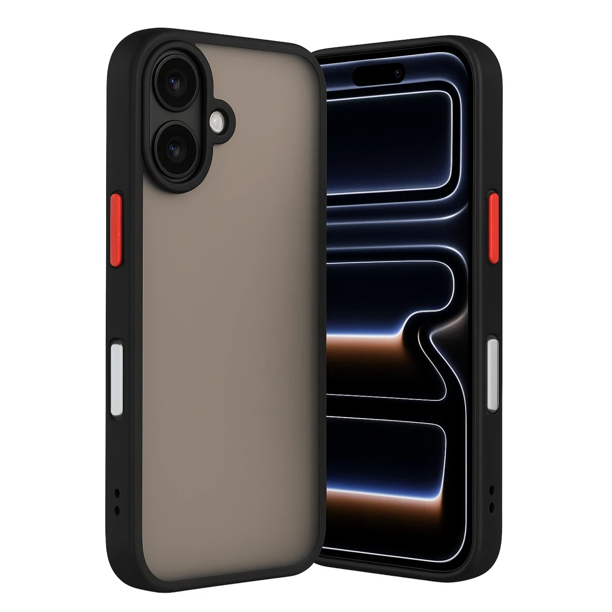 Newface Apple iPhone 17 Kılıf Montreal Silikon Kapak - Siyah — görsel 4