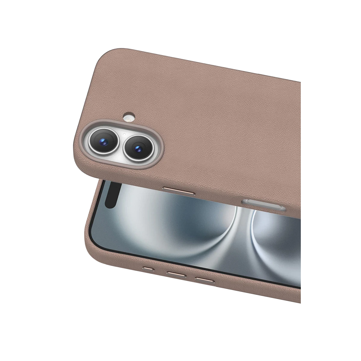 Keephone Apple iPhone 16 Peekaboo Magsafe Kapak - Çöl Titanyum