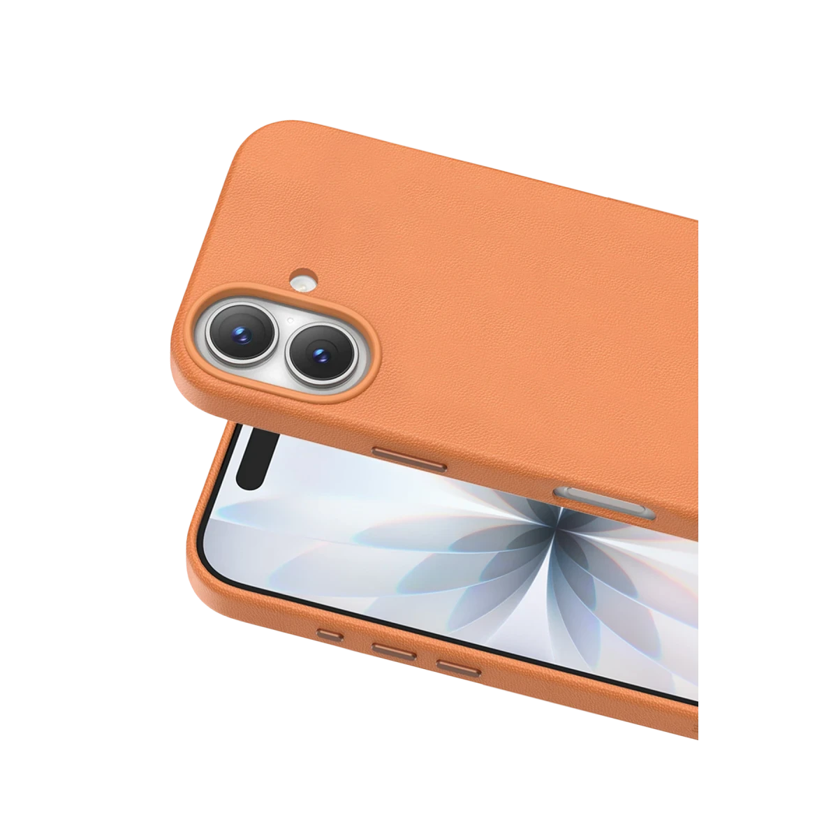 Keephone Apple iPhone 17 Peekaboo Magsafe Kapak - Turuncu