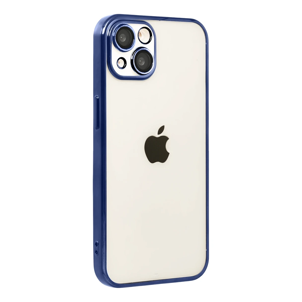 Newface Apple iPhone 15 Razer Lensli Silikon - Lacivert