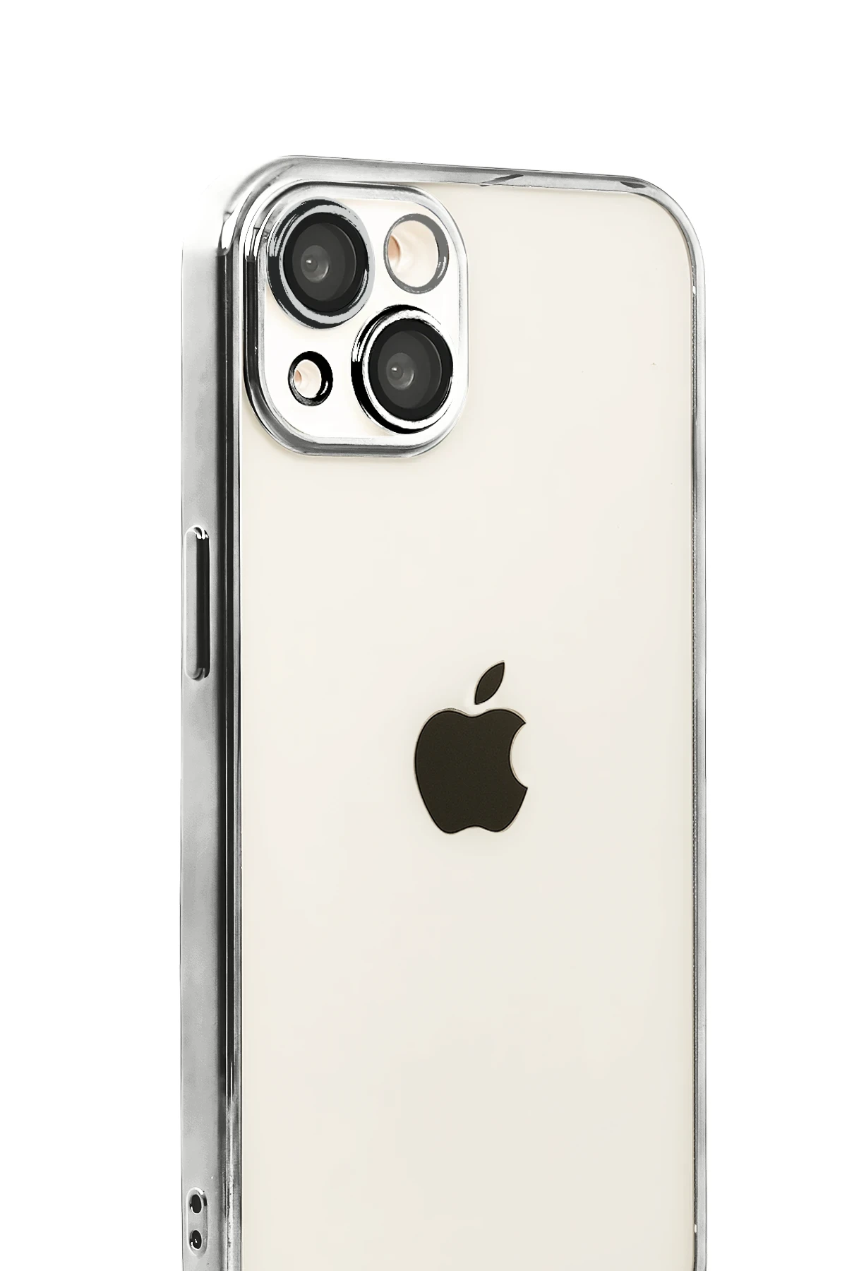 Newface Apple iPhone 15 Razer Lensli Silikon - Titan Gri