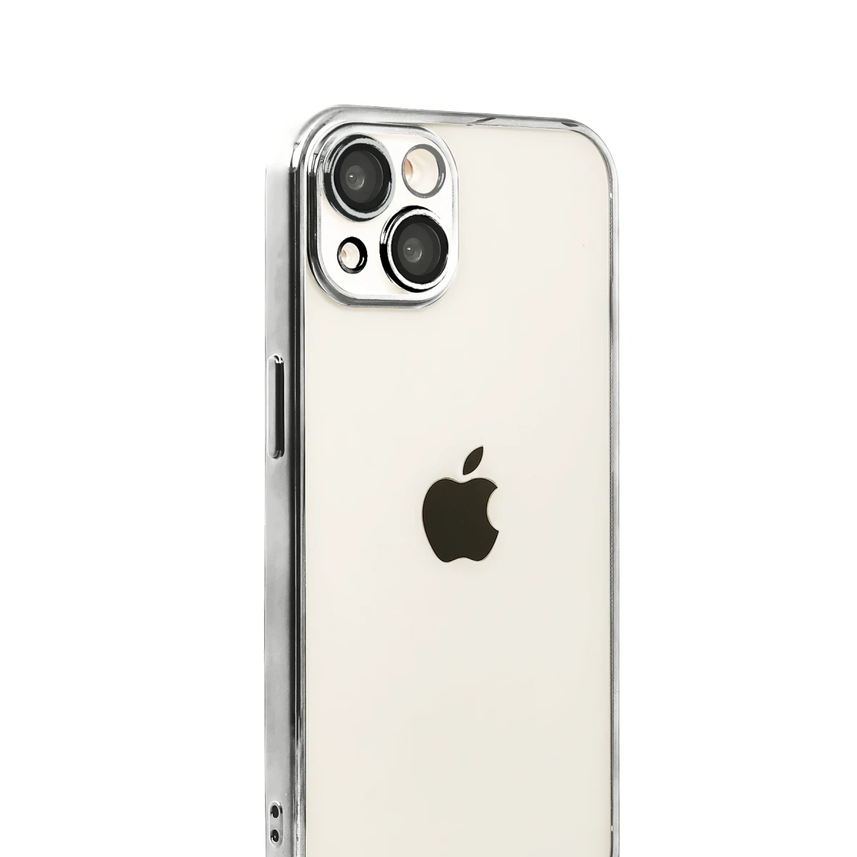 Newface Apple iPhone 15 Razer Lensli Silikon - Titan Gri