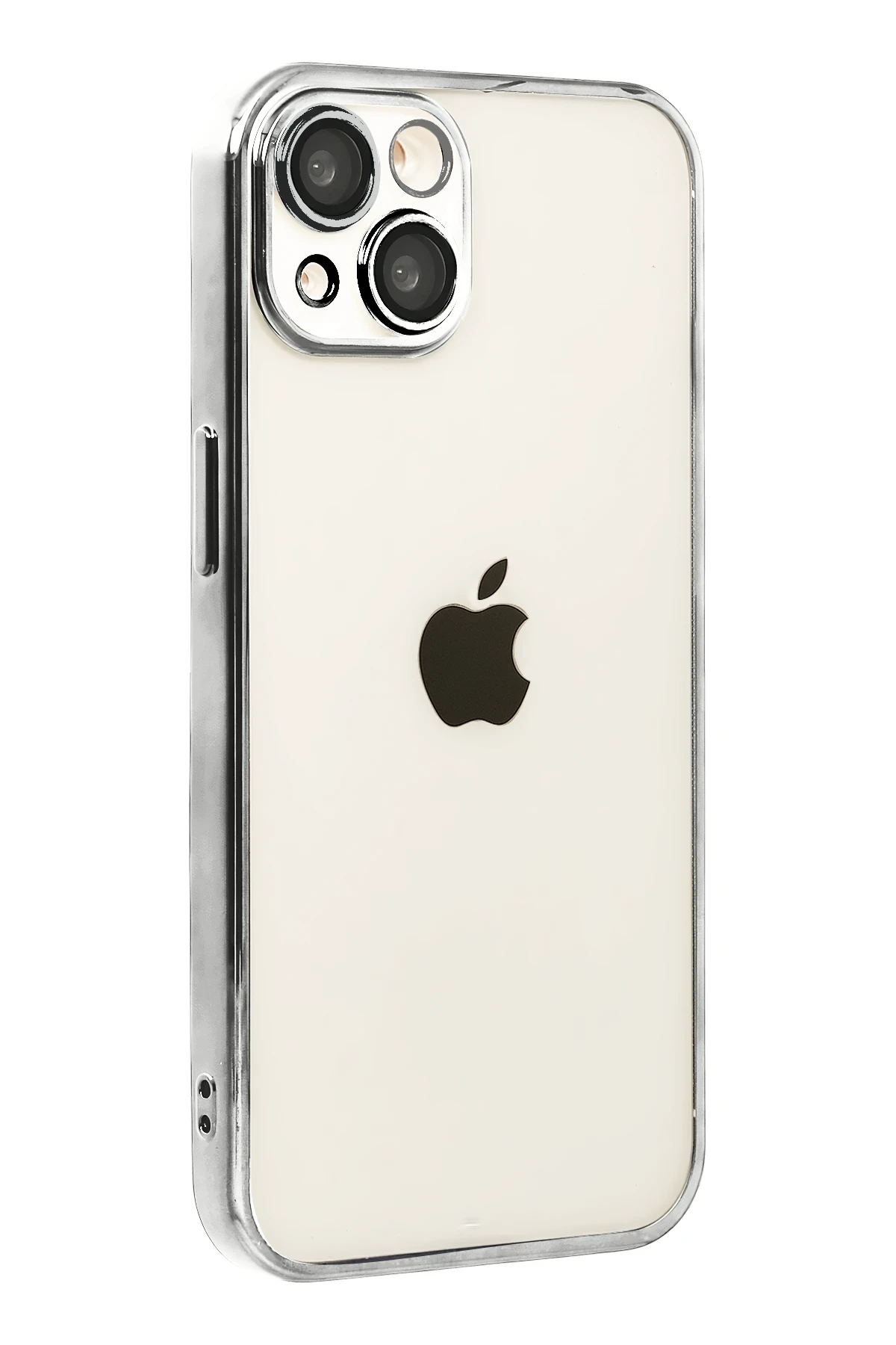 Newface Apple iPhone 15 Razer Lensli Silikon - Titan Gri