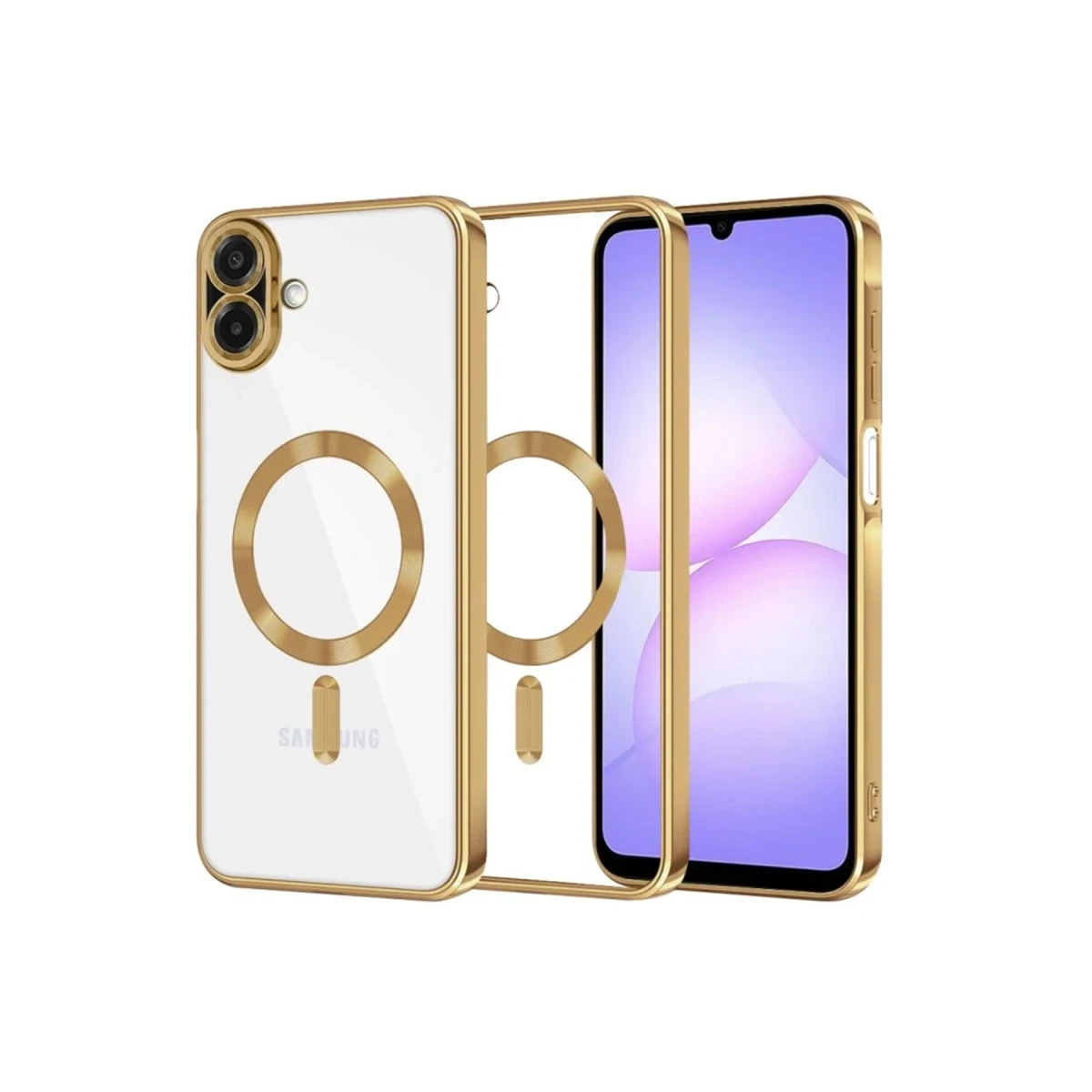 Newface Samsung Galaxy A07 4G Kross Magneticsafe Kapak - Gold — görsel 4