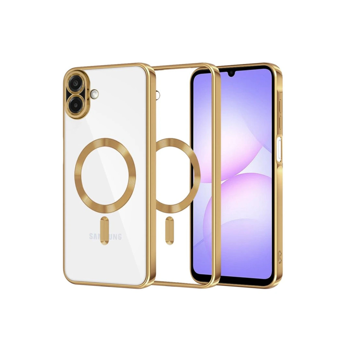 Newface Samsung Galaxy A07 4G Kross Magneticsafe Kapak - Gold — görsel 7