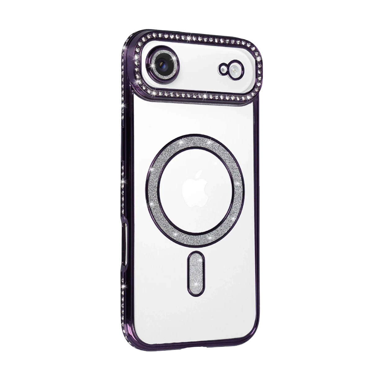 Newface Apple iPhone 17 Air Joke Simli Magneticsafe Kılıf - Derin Mor — görsel 6