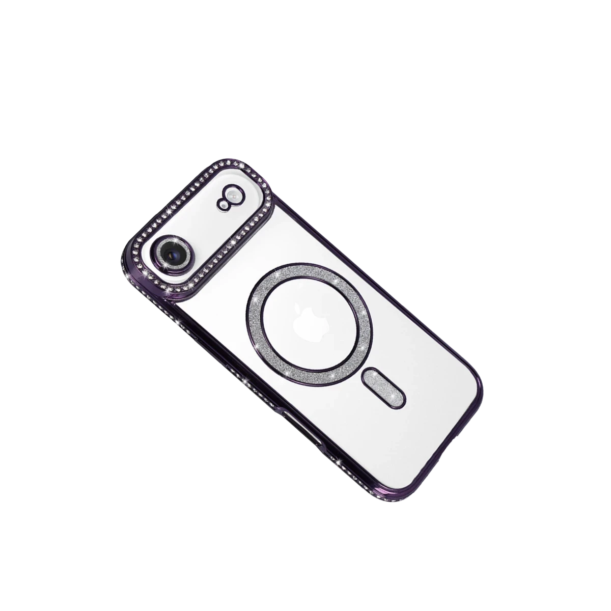 Newface Apple iPhone 17 Air Joke Simli Magneticsafe Kılıf - Derin Mor — görsel 7