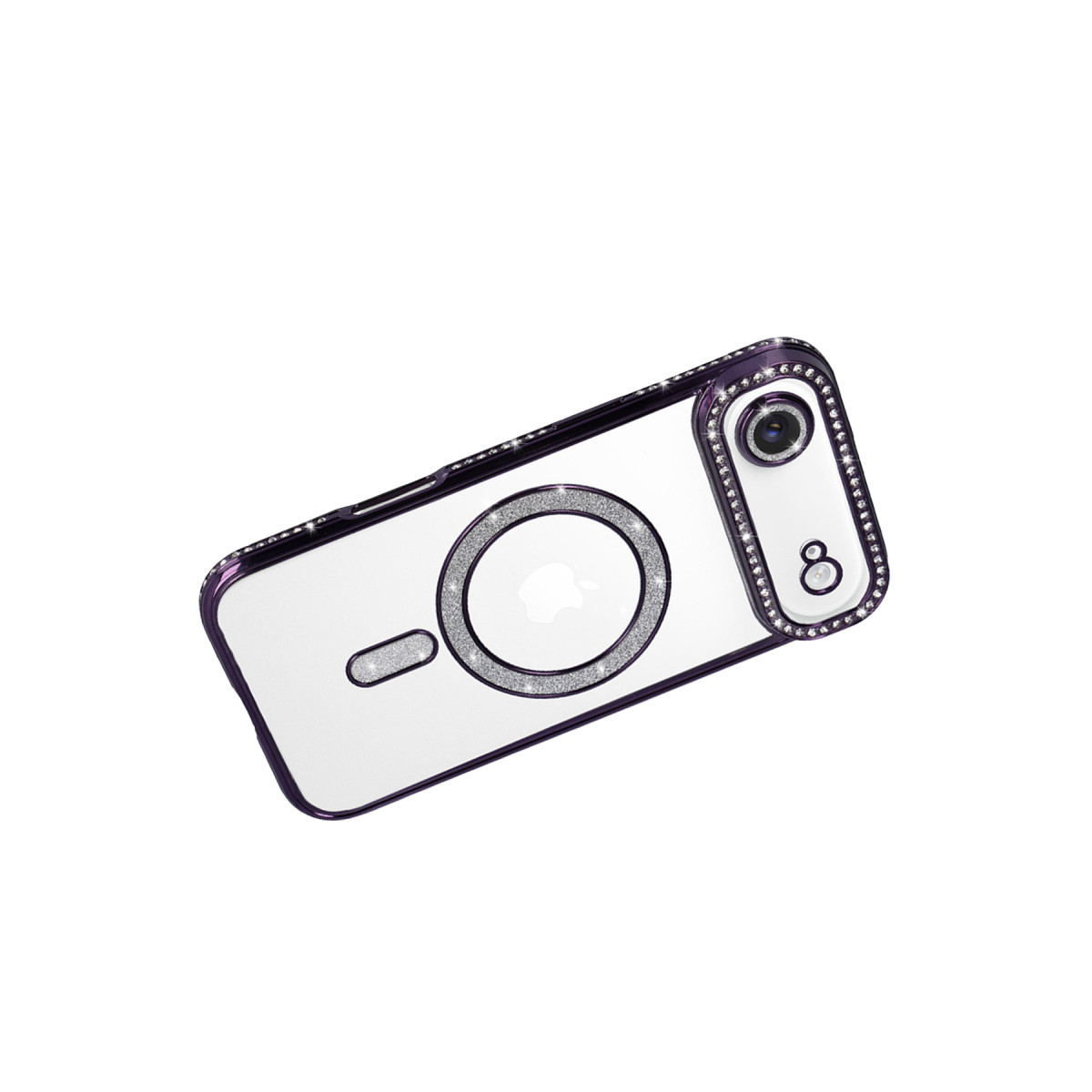 Newface Apple iPhone 17 Air Joke Simli Magneticsafe Kılıf - Derin Mor — görsel 12