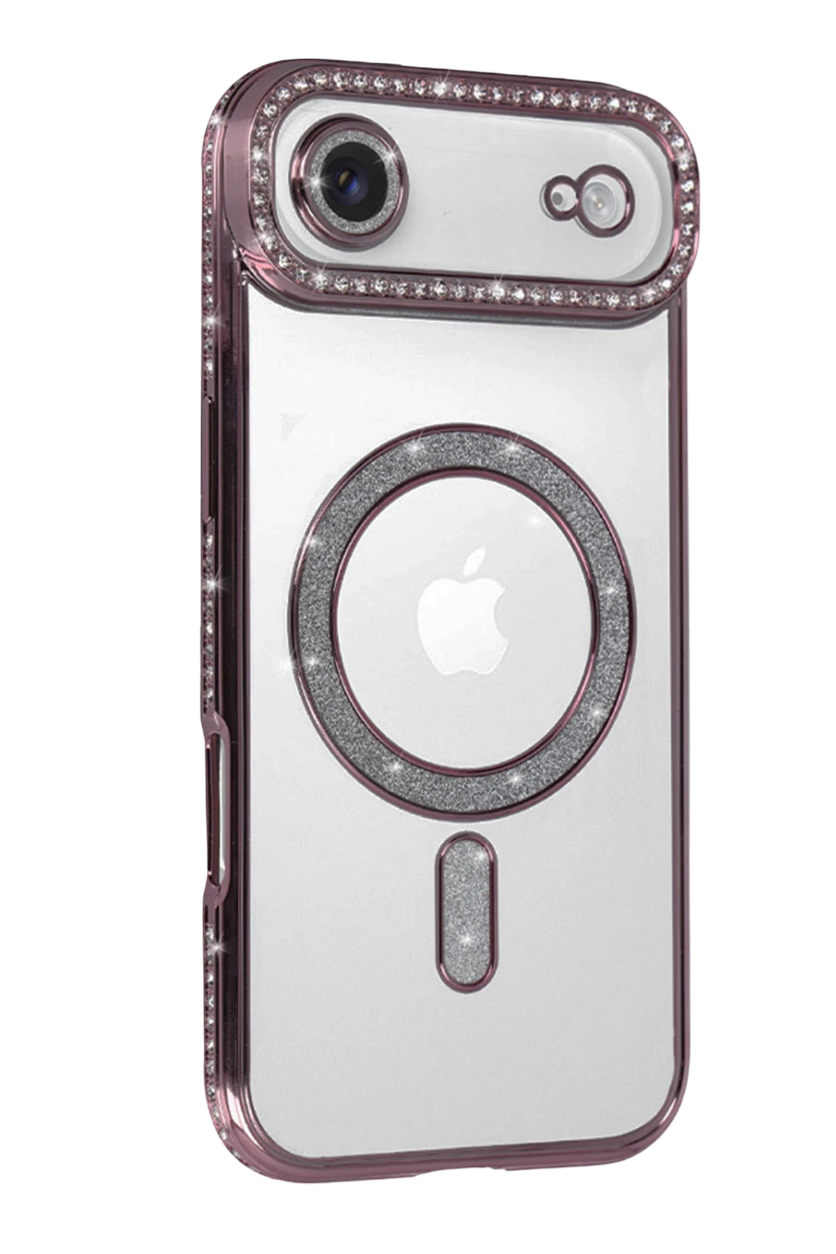 Newface Apple iPhone 17 Air Joke Simli Magneticsafe Kılıf - Pembe