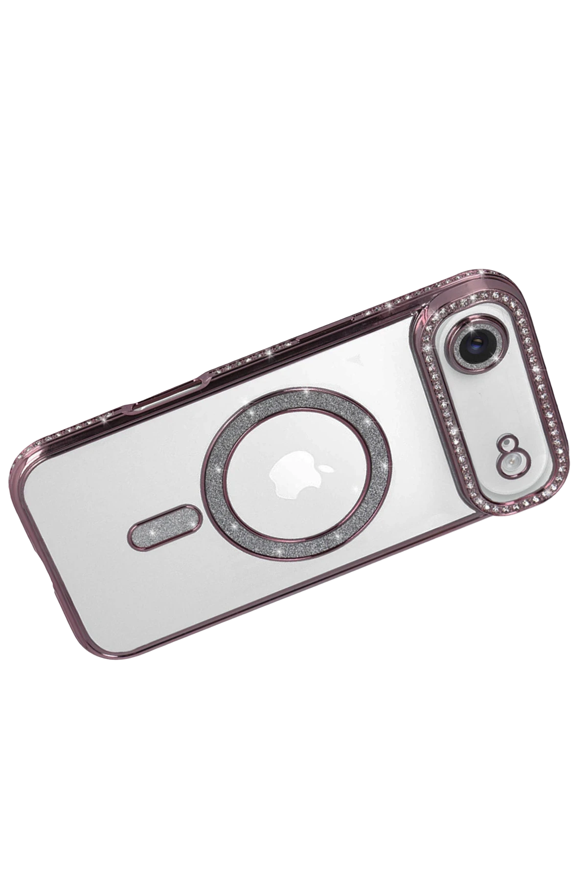 Newface Apple iPhone 17 Air Joke Simli Magneticsafe Kılıf - Pembe