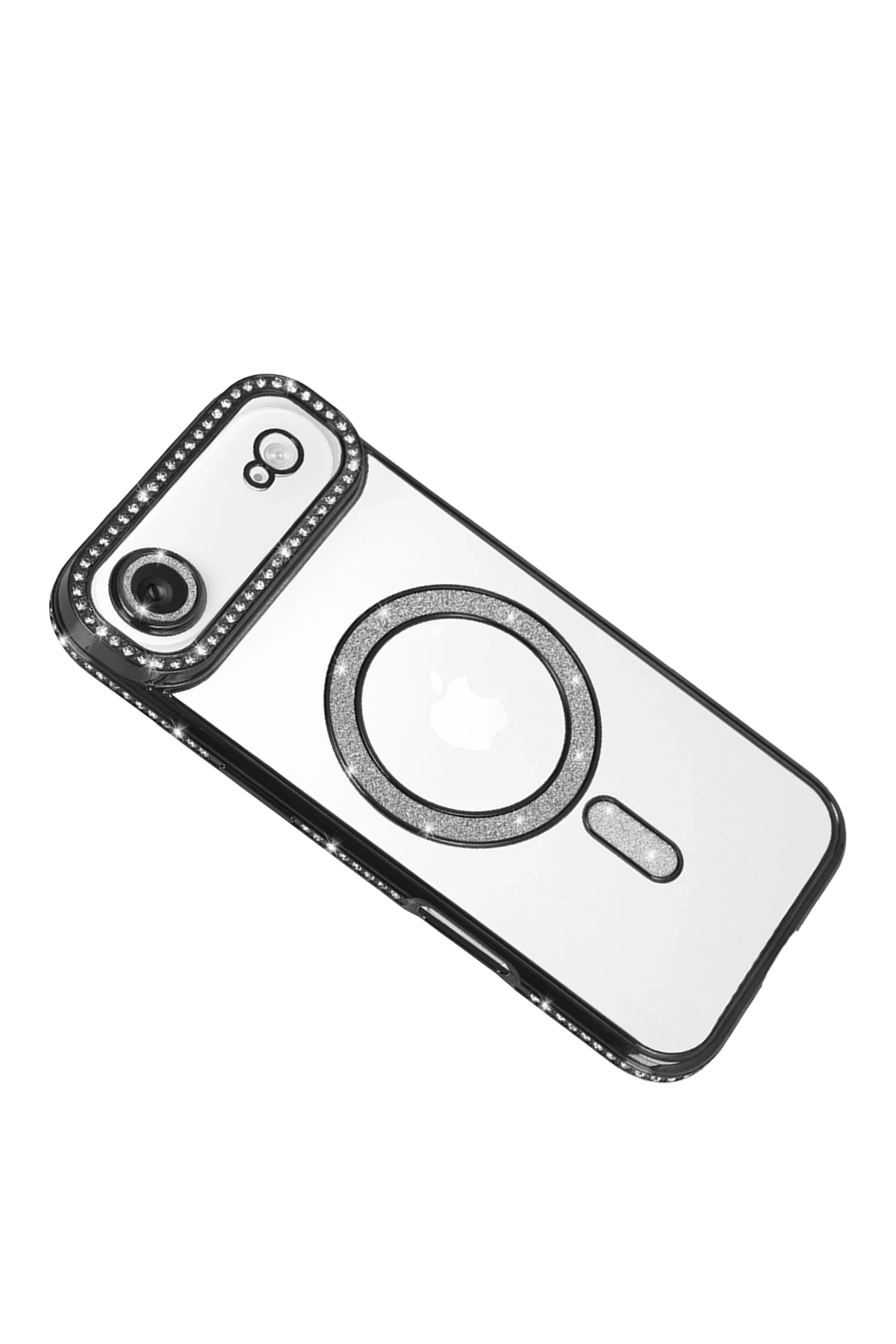 Newface Apple iPhone 17 Air Joke Simli Magneticsafe Kılıf - Siyah