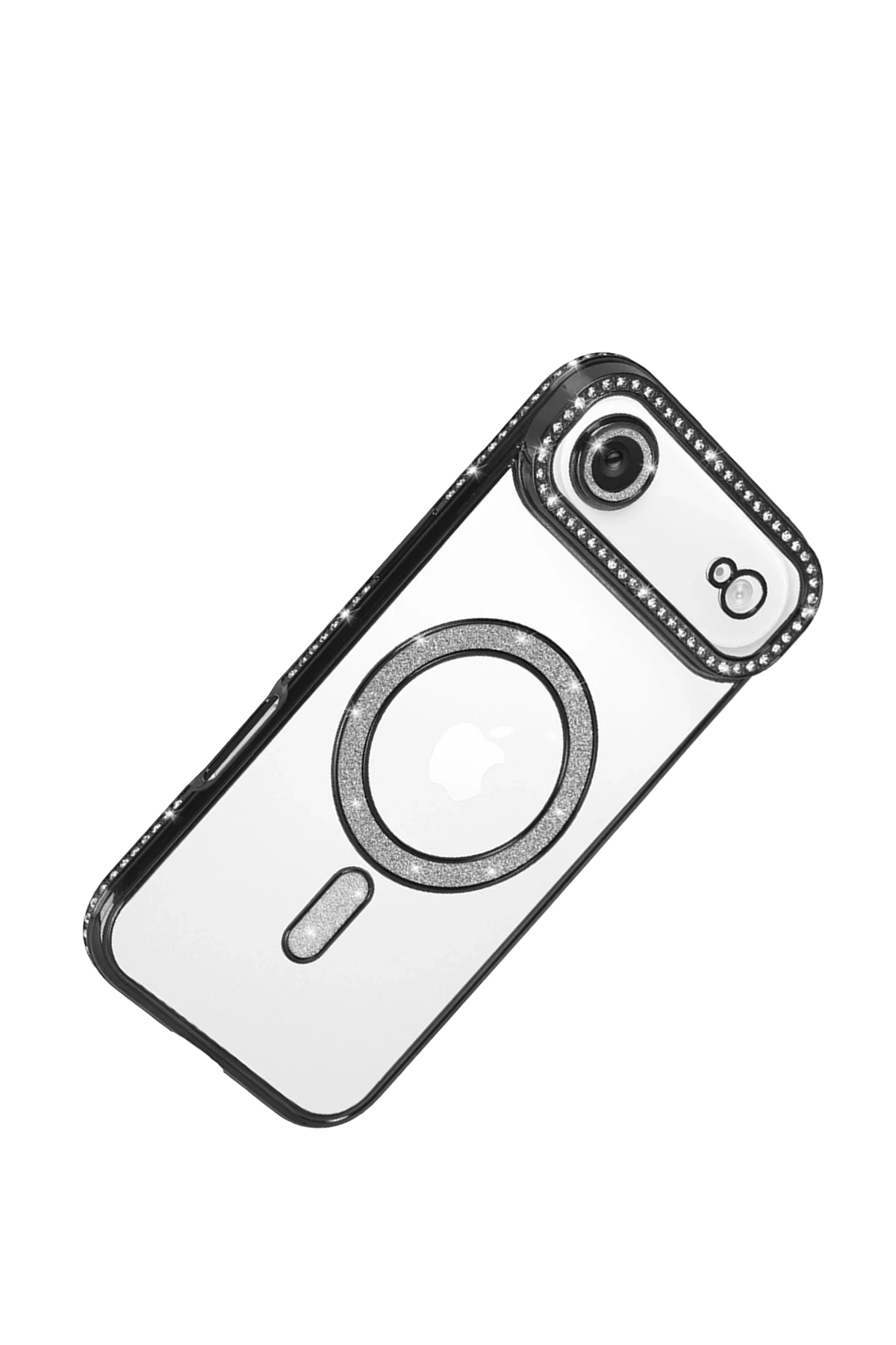Newface Apple iPhone 17 Air Joke Simli Magneticsafe Kılıf - Siyah