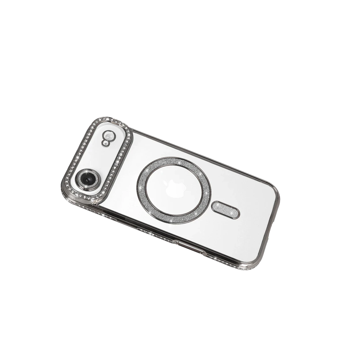 Apple iPhone 17 Air Joke Simli Magneticsafe Kılıf - Gümüş