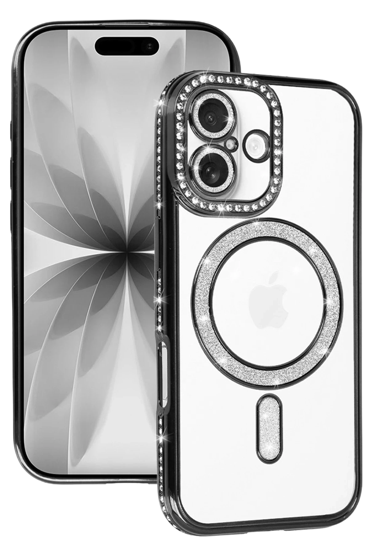 Newface Apple iPhone 17 Joke Simli Magneticsafe Kılıf - Siyah