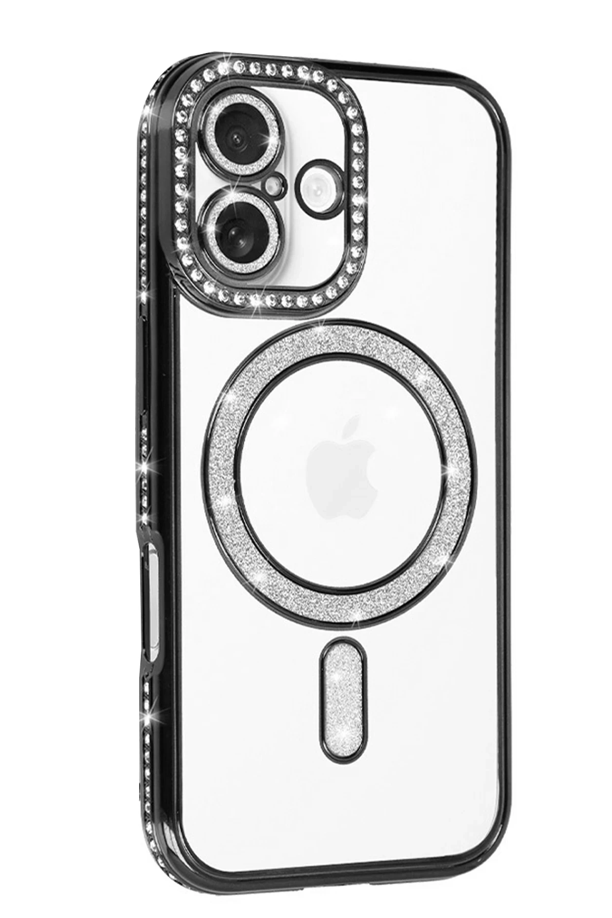Newface Apple iPhone 17 Joke Simli Magneticsafe Kılıf - Siyah