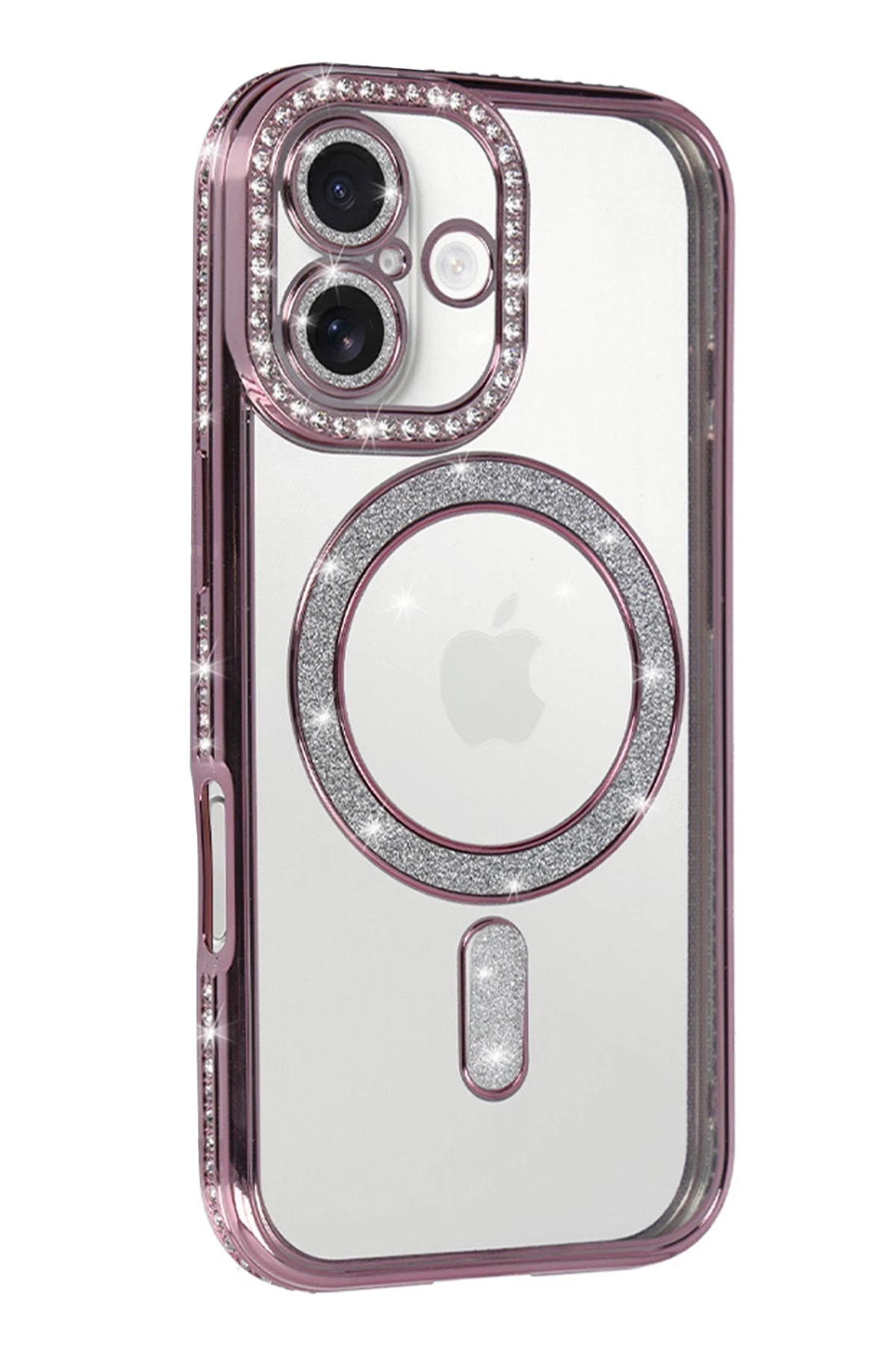 Newface Apple iPhone 17 Joke Simli Magneticsafe Kılıf - Pembe