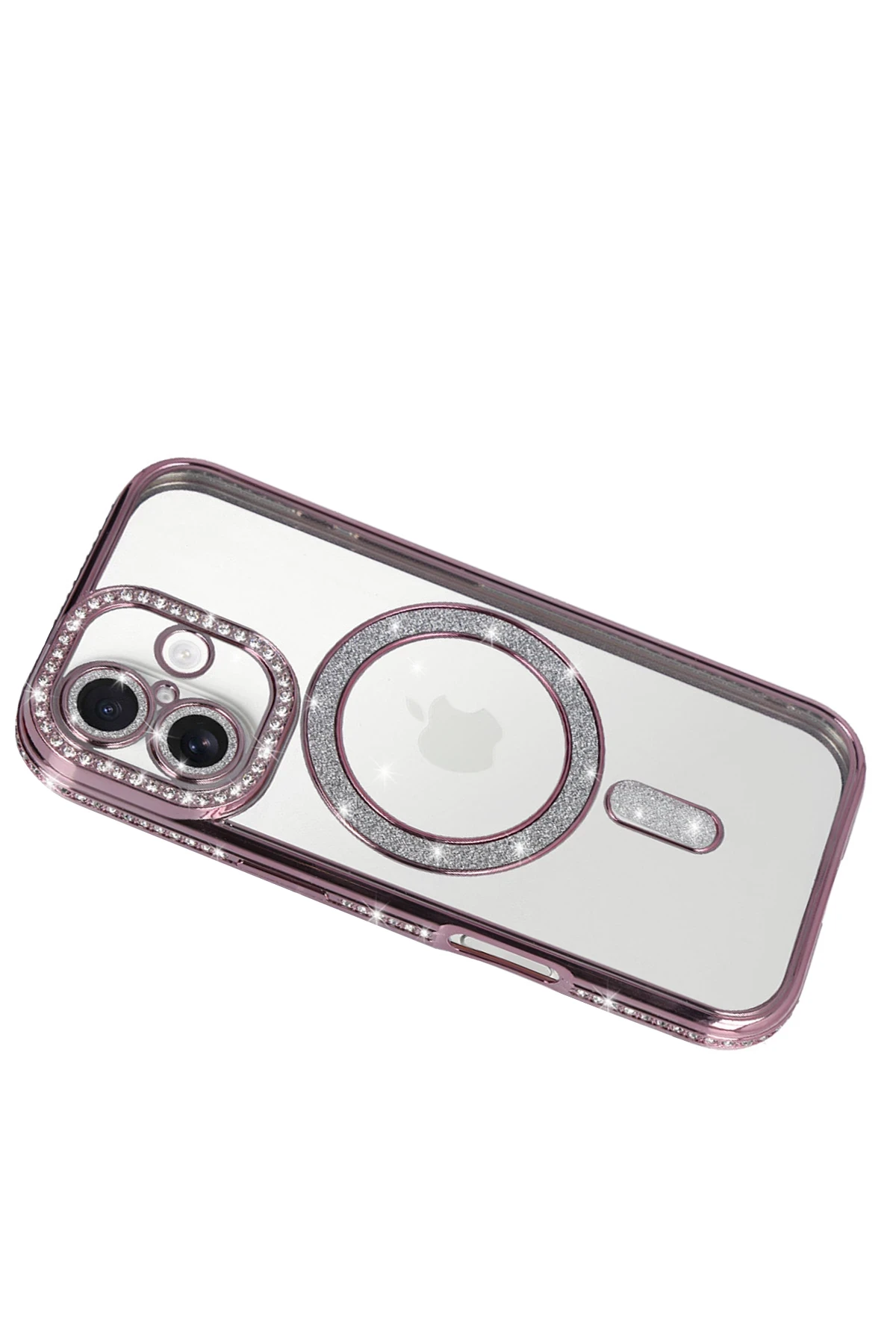 Newface Apple iPhone 17 Joke Simli Magneticsafe Kılıf - Pembe