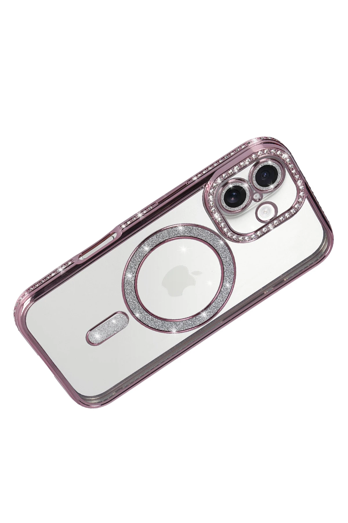 Newface Apple iPhone 17 Joke Simli Magneticsafe Kılıf - Pembe
