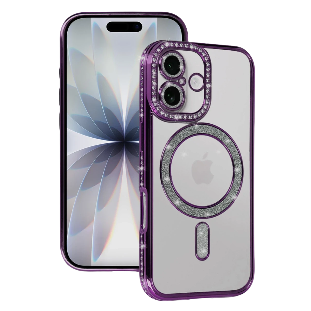 Newface Apple iPhone 17 Joke Simli Magneticsafe Kılıf - Derin Mor — görsel 5