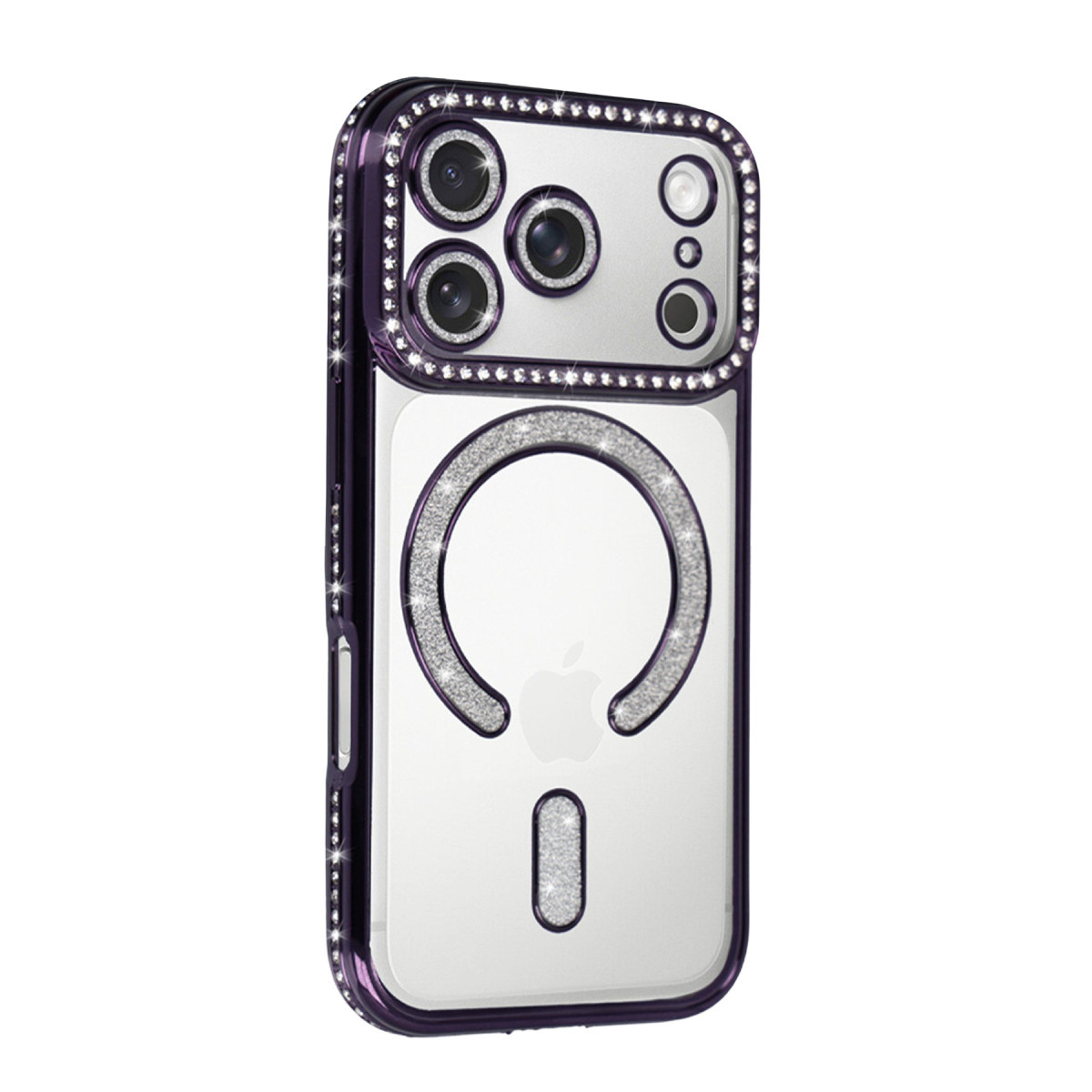 Newface Apple iPhone 17 Pro Joke Simli Magneticsafe Kılıf - Derin Mor — görsel 8
