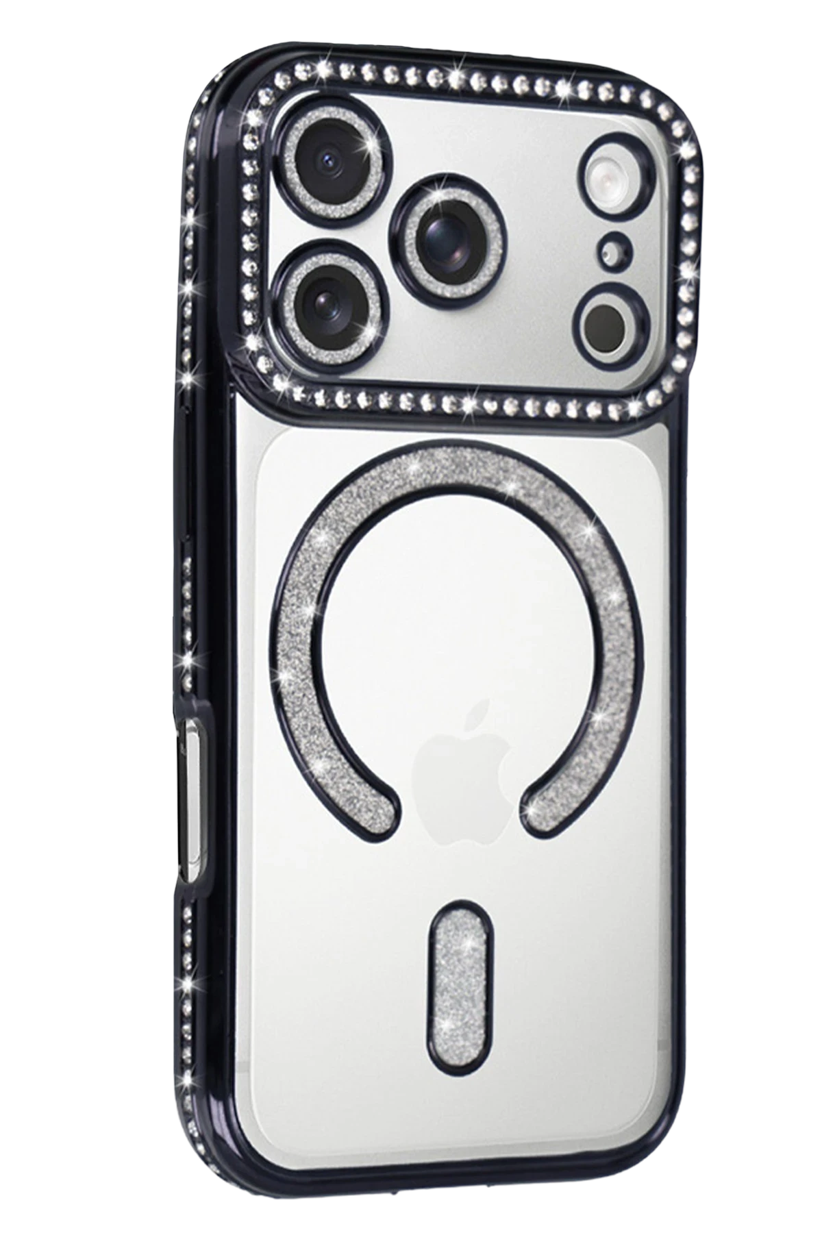 Newface Apple iPhone 17 Pro Max Joke Simli Magneticsafe Kılıf - Siyah