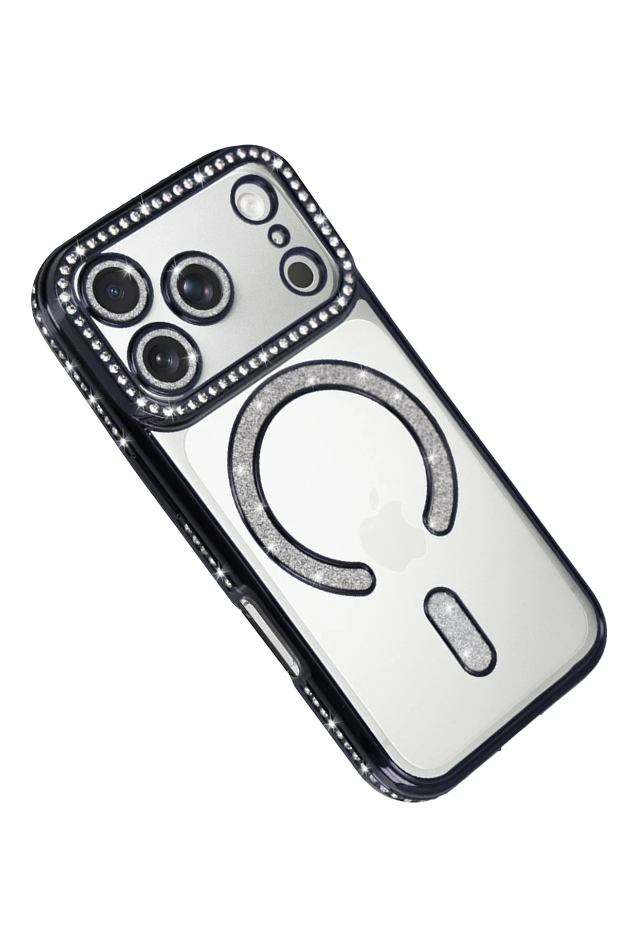 Newface Apple iPhone 17 Pro Max Joke Simli Magneticsafe Kılıf - Siyah
