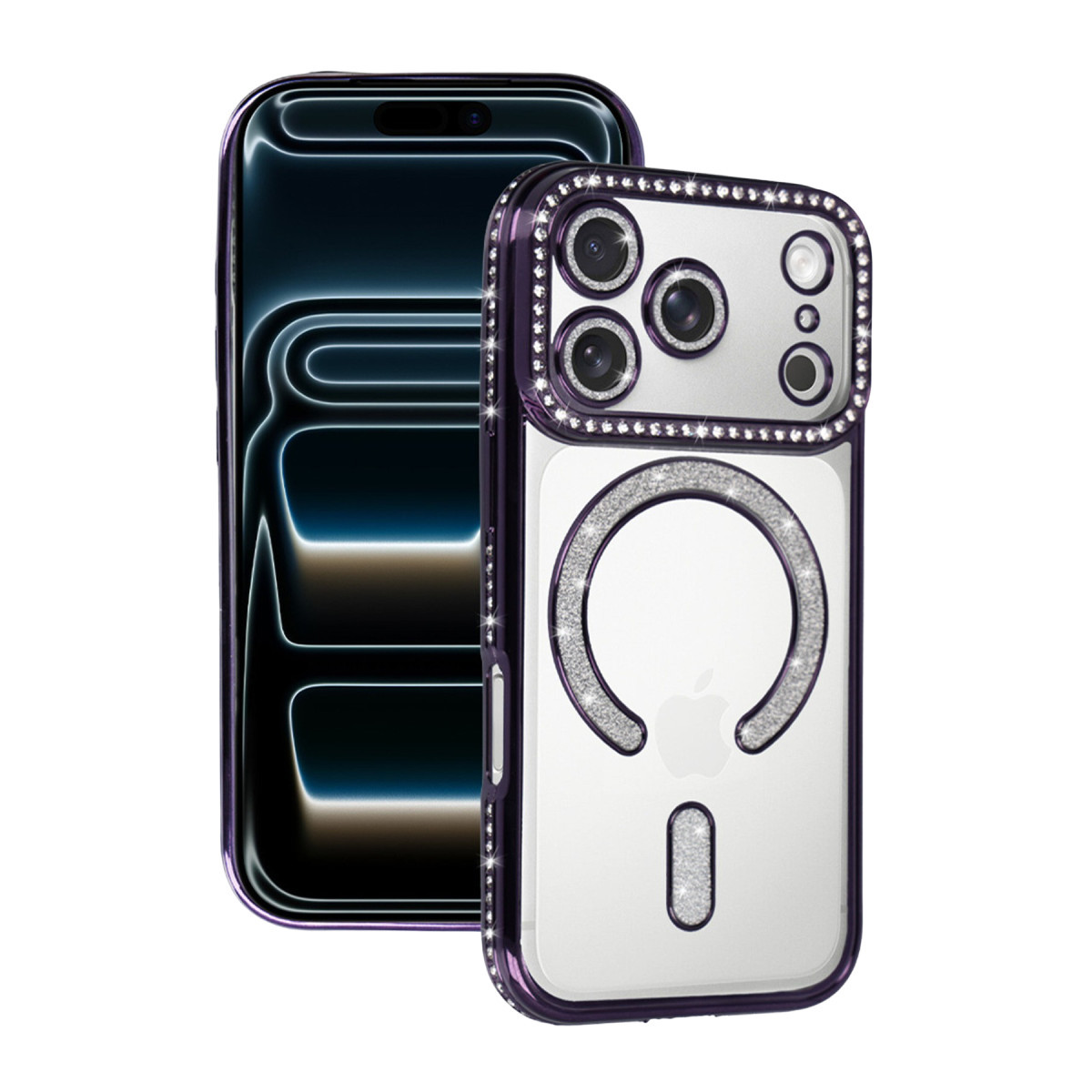 Newface Apple iPhone 17 Pro Max Joke Simli Magneticsafe Kılıf - Derin Mor — görsel 7