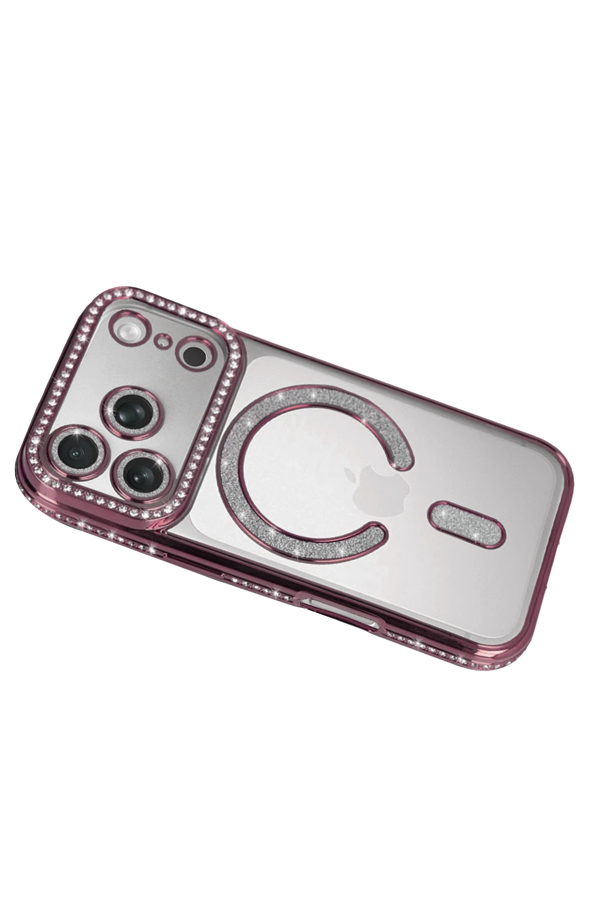 Newface Apple iPhone 17 Pro Max Joke Simli Magneticsafe Kılıf - Pembe