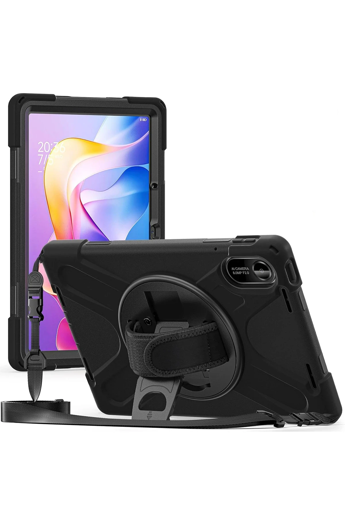 Newface Xiaomi Redmi Pad 2 Kılıf Amazing Tablet Kapak - Siyah