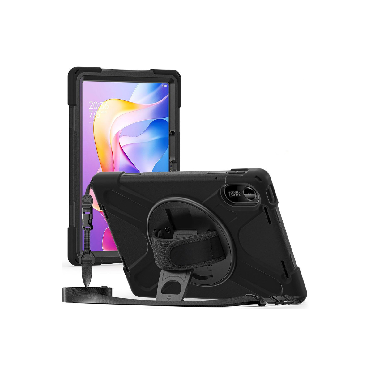 Newface Xiaomi Redmi Pad 2 Kılıf Amazing Tablet Kapak - Siyah — görsel 7