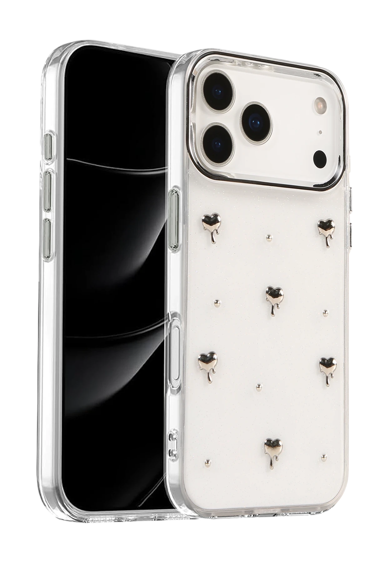 Newface Apple iPhone 17 Pro Fiyonk Desenli Kapak - Desen 1