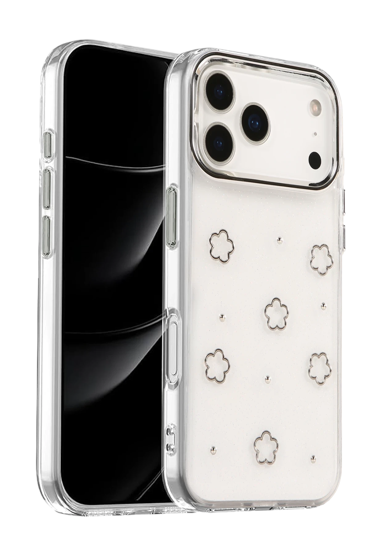 Newface Apple iPhone 17 Pro Fiyonk Desenli Kapak - Desen 2
