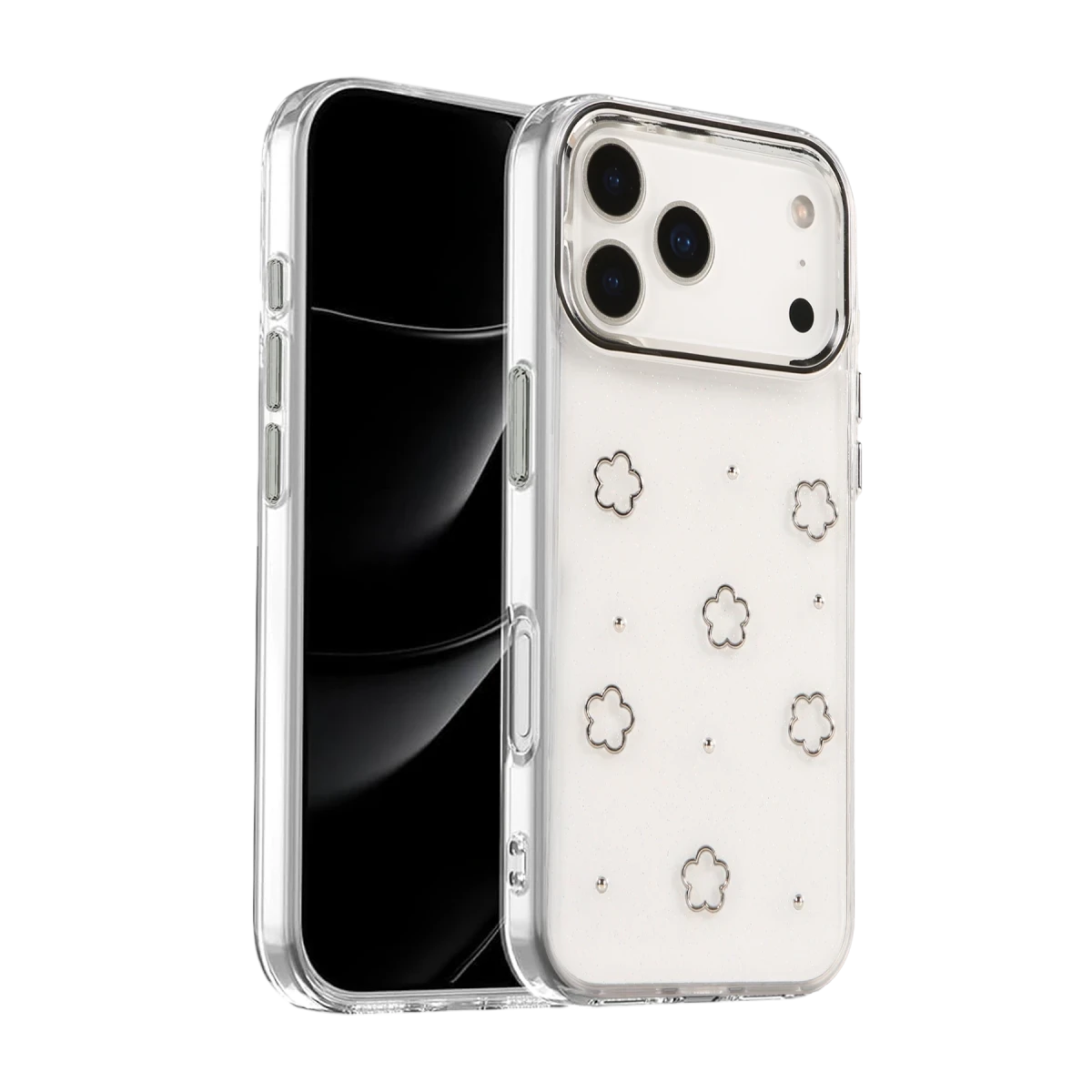 Apple iPhone 17 Pro Fiyonk Desenli Kapak - Desen 2