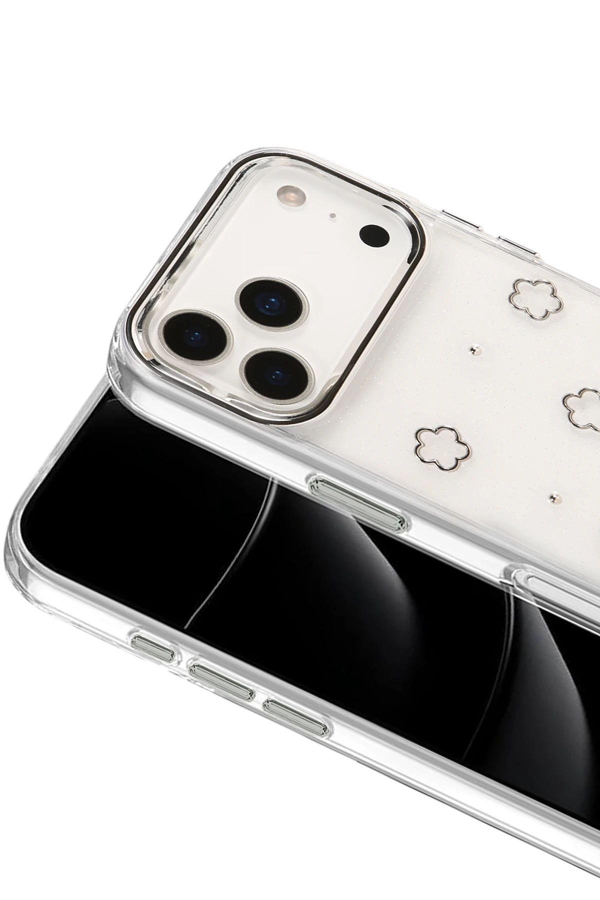 Newface Apple iPhone 17 Pro Max Fiyonk Desenli Kapak - Desen 2