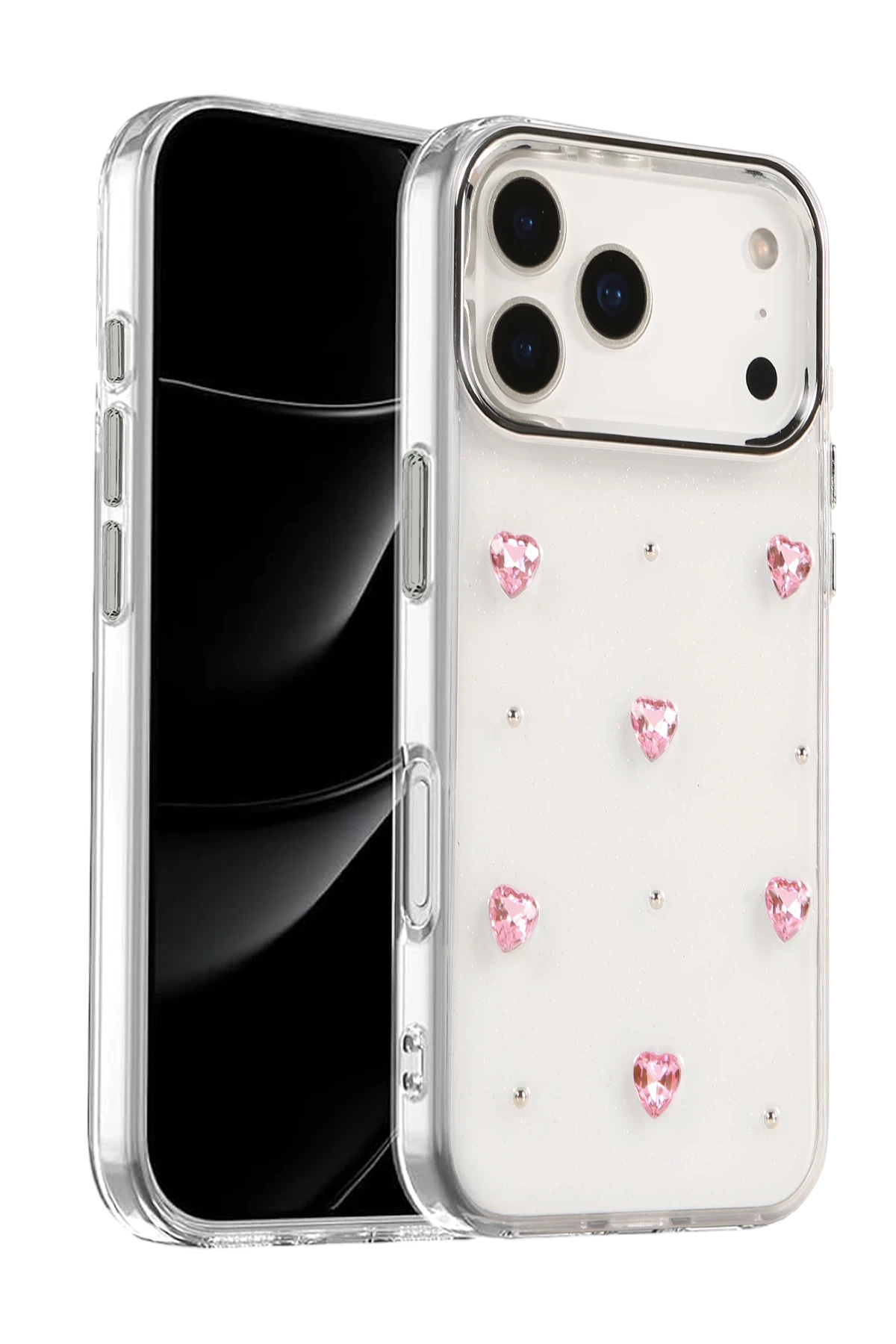 Newface Apple iPhone 17 Pro Max Fiyonk Desenli Kapak - Desen 3