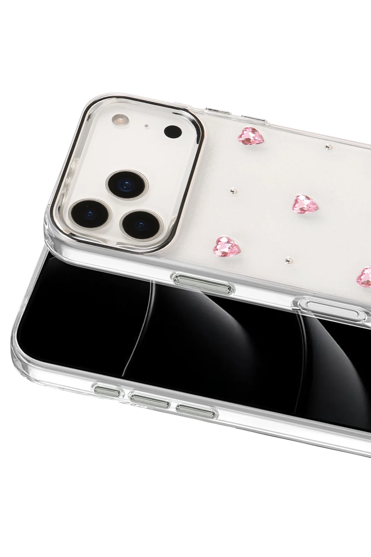 Newface Apple iPhone 17 Pro Max Fiyonk Desenli Kapak - Desen 3