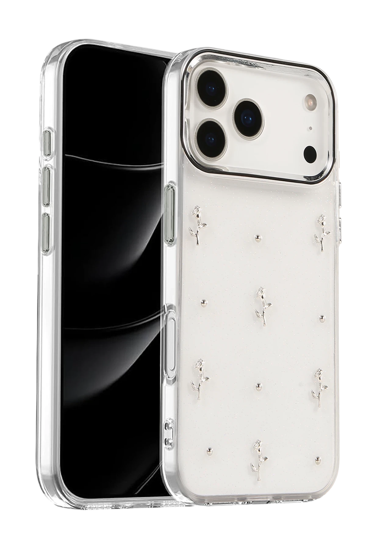 Newface Apple iPhone 17 Pro Fiyonk Desenli Kapak - Desen 4
