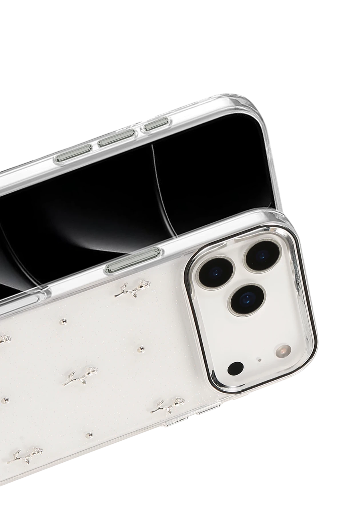 Newface Apple iPhone 17 Pro Fiyonk Desenli Kapak - Desen 4