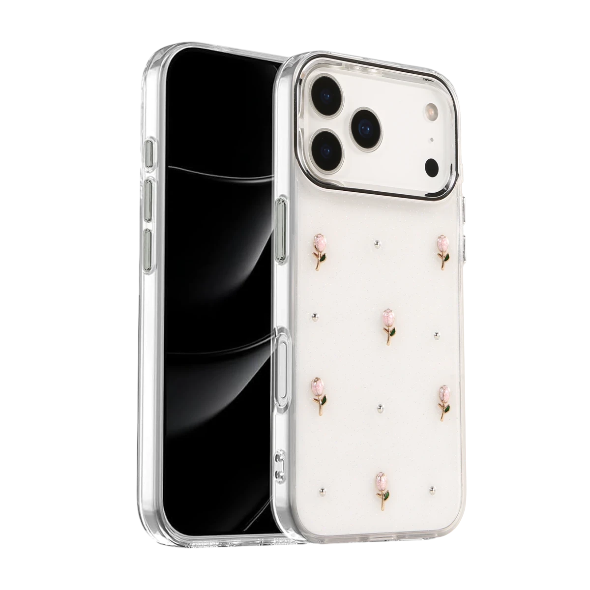 Newface Apple iPhone 17 Pro Fiyonk Desenli Kapak - Desen 6