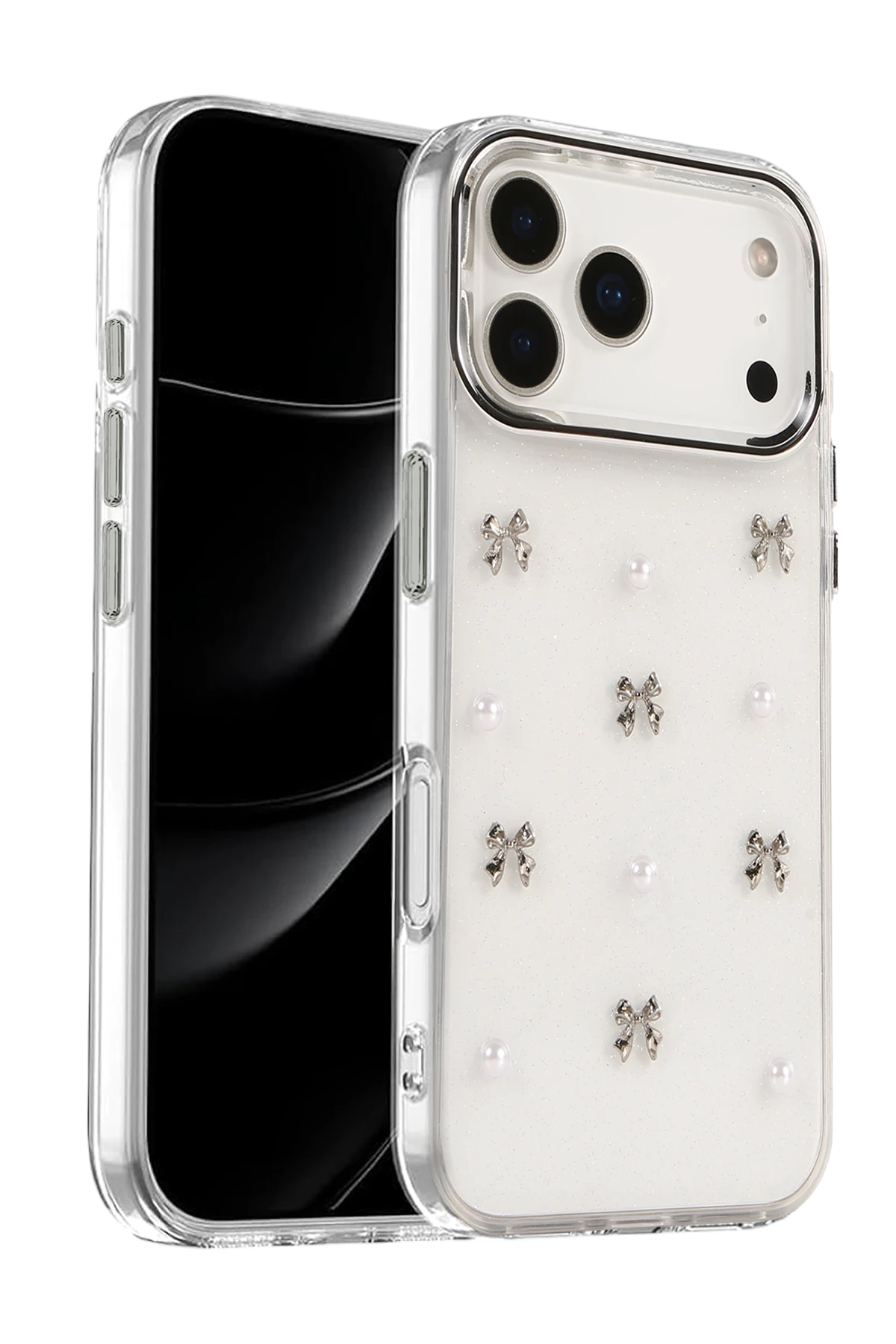 Newface Apple iPhone 17 Pro Fiyonk Desenli Kapak - Desen 8