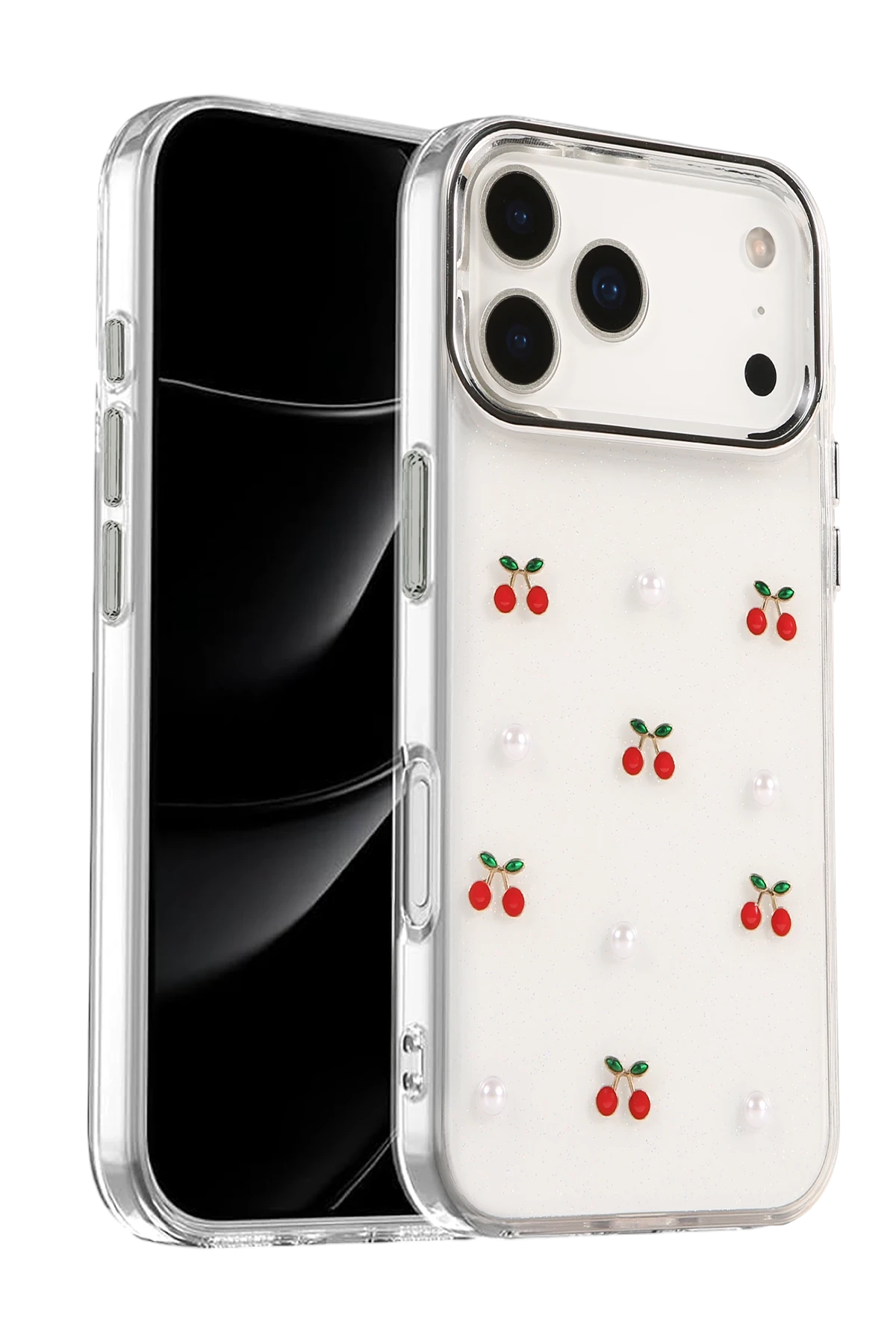 Newface Apple iPhone 17 Pro Fiyonk Desenli Kapak - Desen 9